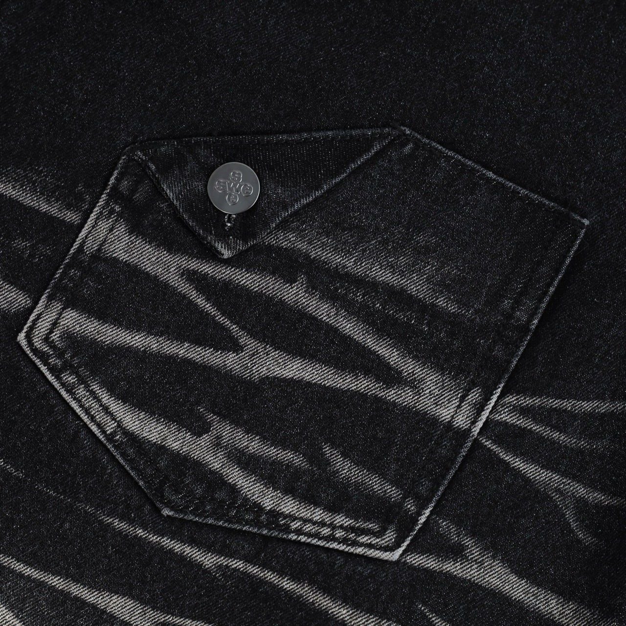  SWE WHISKER JEANS - WASHED BLACK 