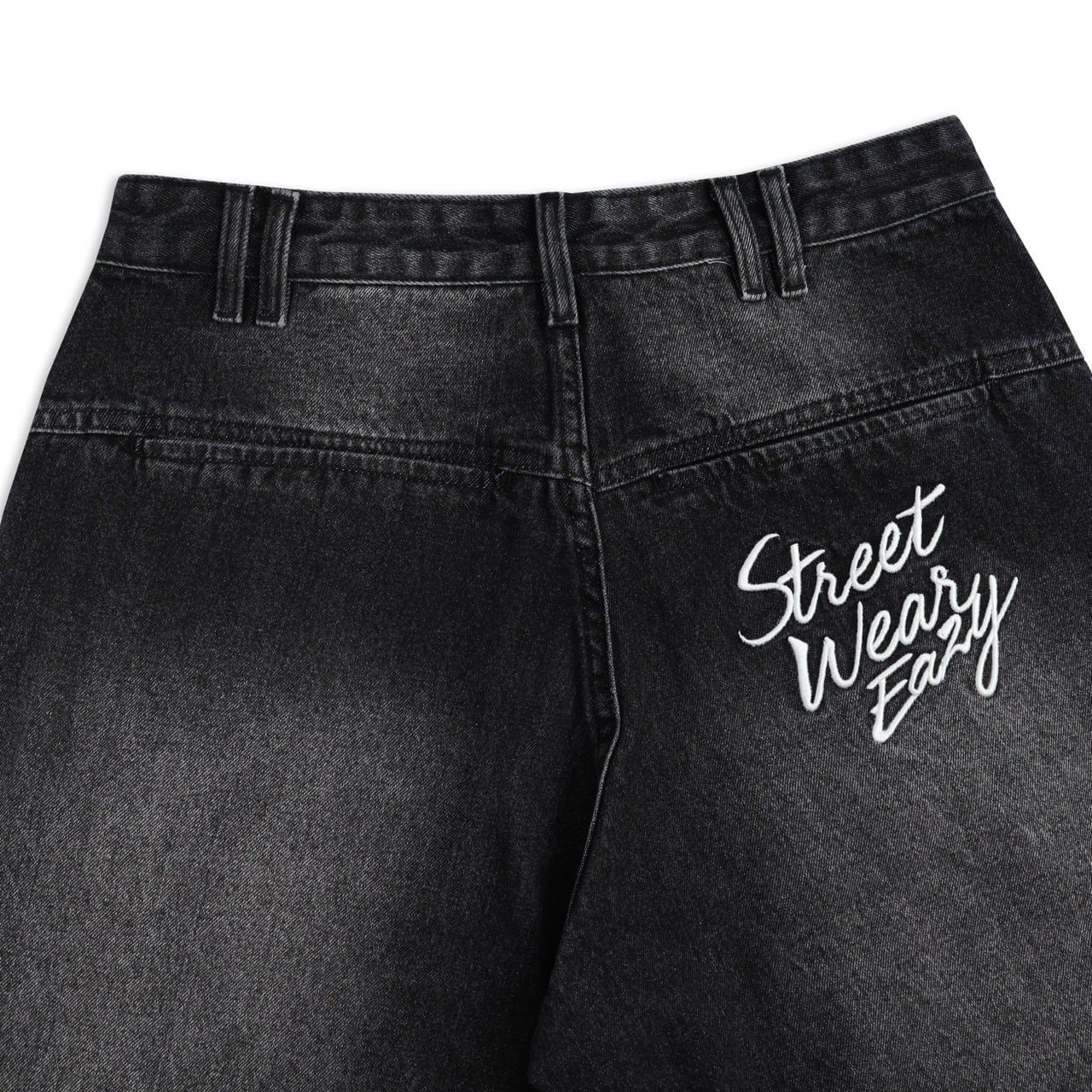  SWE WHISKER JEANS - WASHED BLACK 