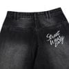 SWE WHISKER JEANS - WASHED BLACK 