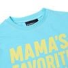  SWE MAMA FAVOR BABY TEE - CYAN 