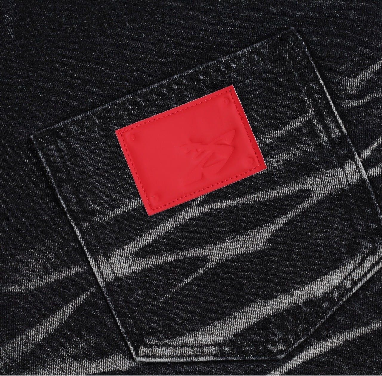  SWE WHISKER JEANS - WASHED BLACK 