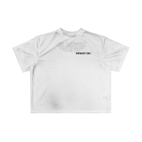 SWE CODE BOXY TEE - WHITE 