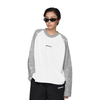  SWE STARFALL BOXY L/S TEE - GRAY/WHITE 