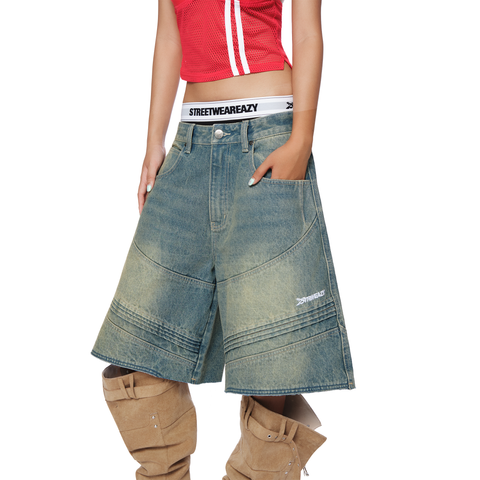  SWE MOTO DENIM SHORTS 
