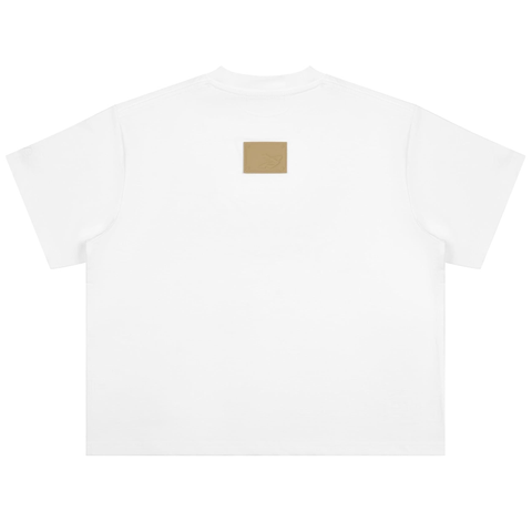  SWE CULTURE BOXY TEE - WHITE 