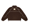  SWE TRACK FLEECE JACKET - BROWN 