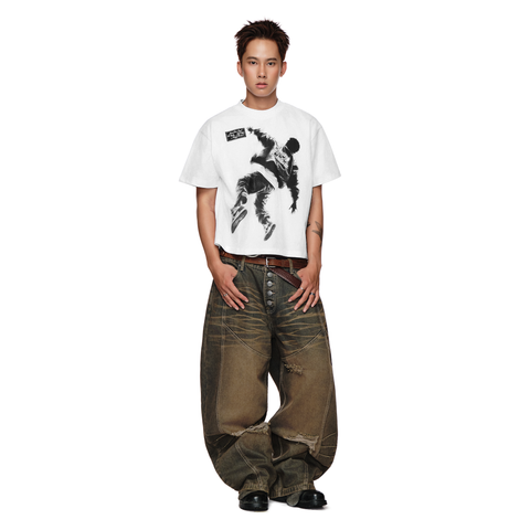  SWE JUMPMAN BOXY TEE - WHITE 