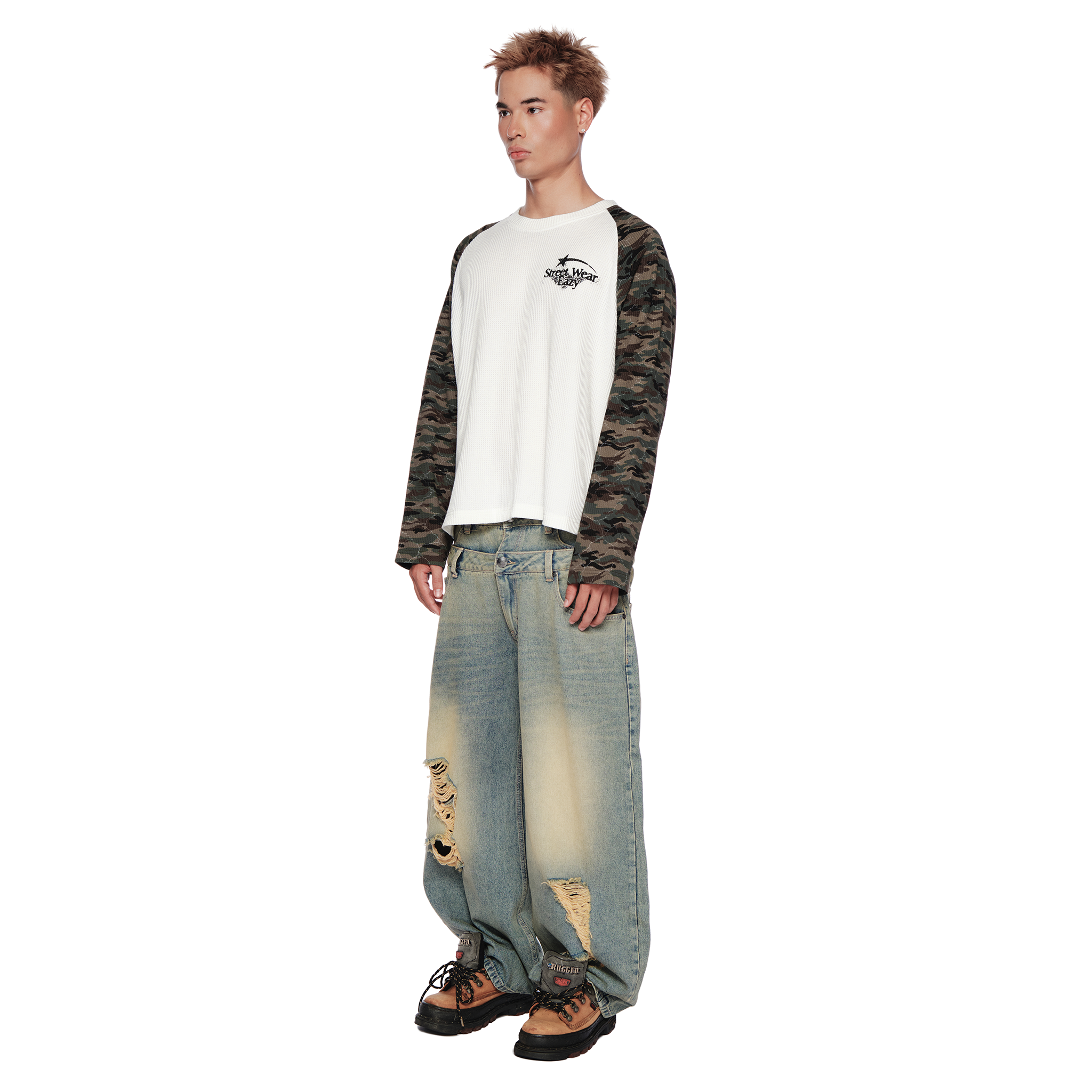  SWE CAMO RAGLAN L/S TEE 