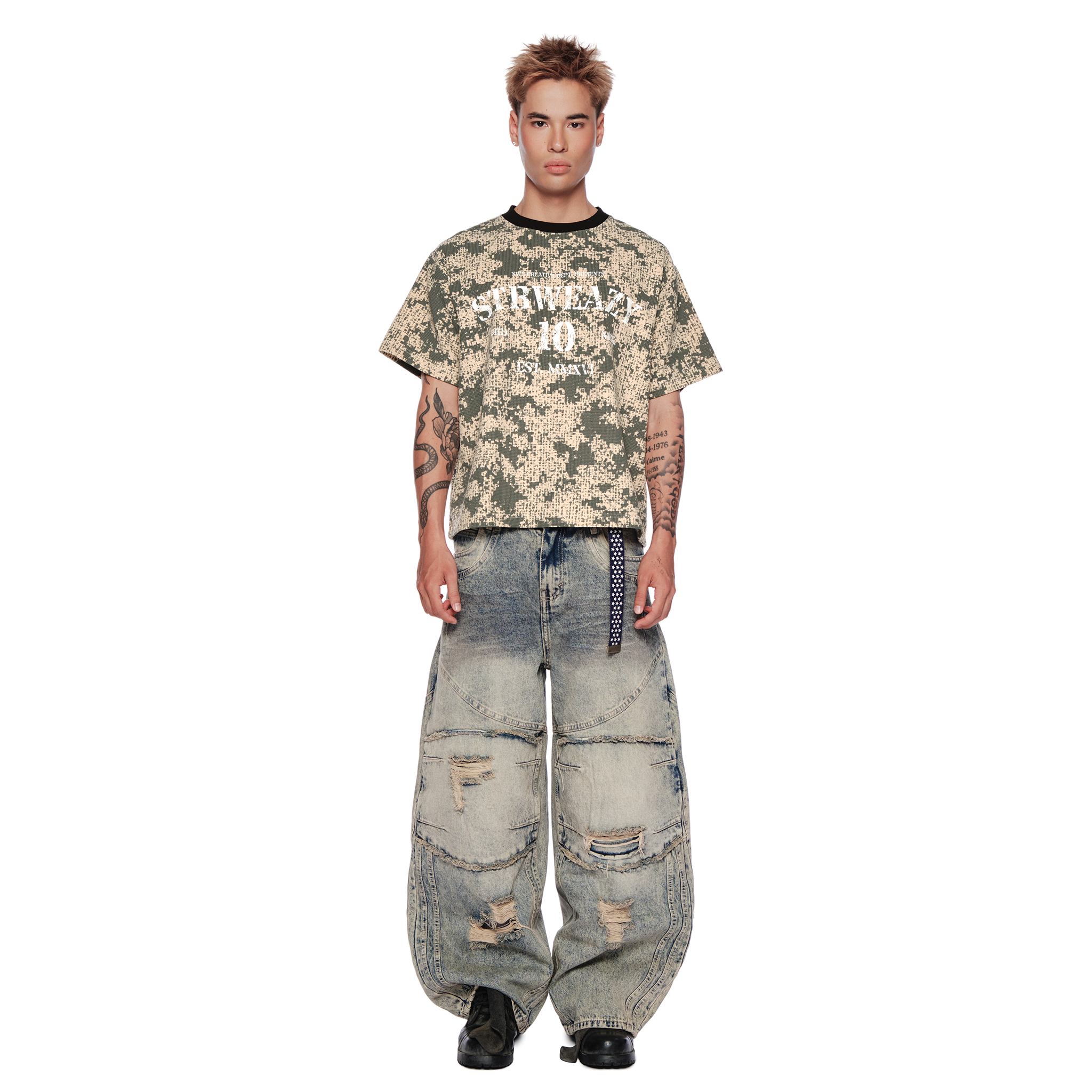  SWE DIGICAMO BOXY TEE 