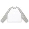 SWE STARFALL BOXY L/S TEE - GRAY/WHITE 