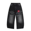  SWE WHISKER JEANS - WASHED BLACK 