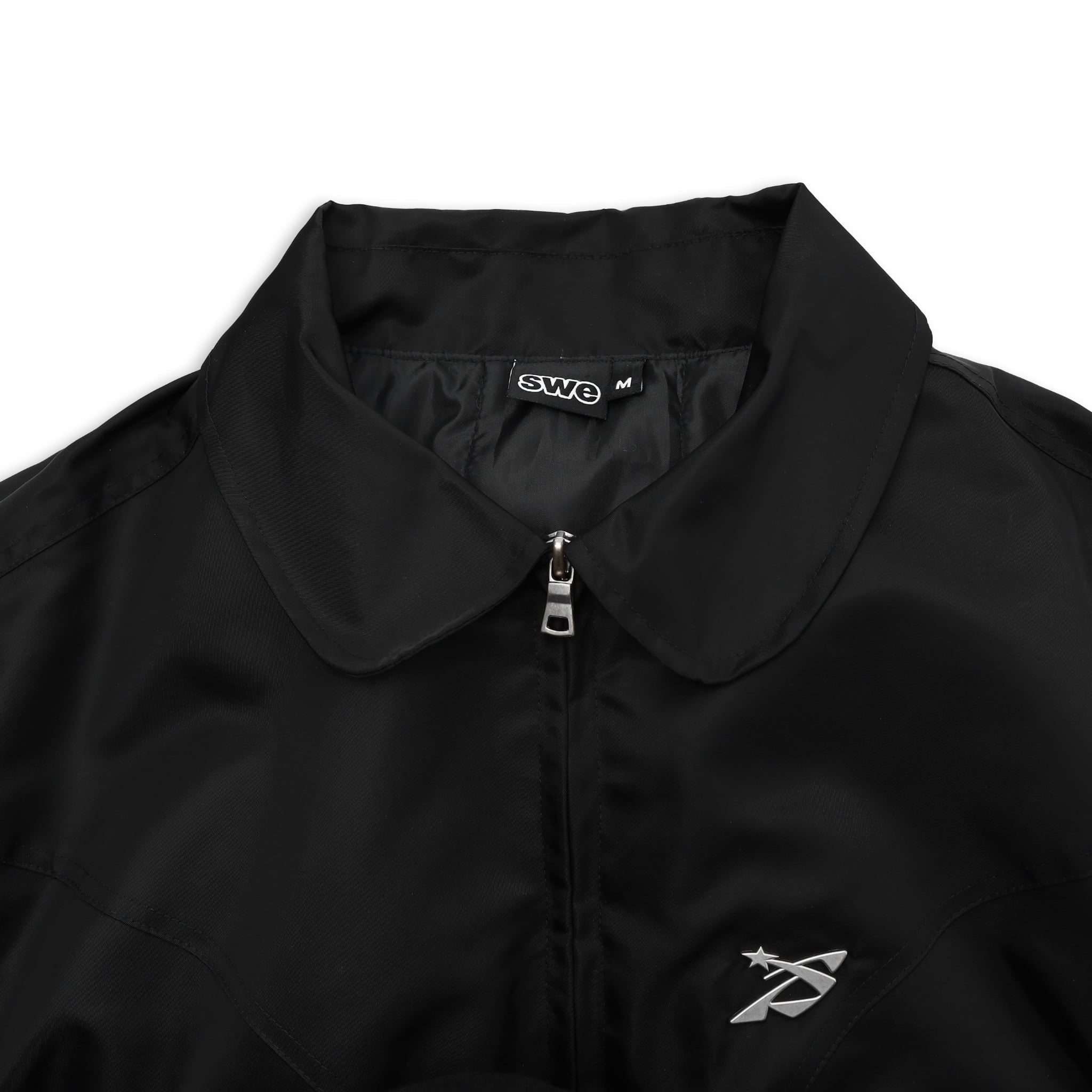  SWE BADGE BOMBER JACKET - BLACK 