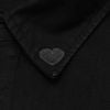  SWE RED BUTTON SHIRT - BLACK 