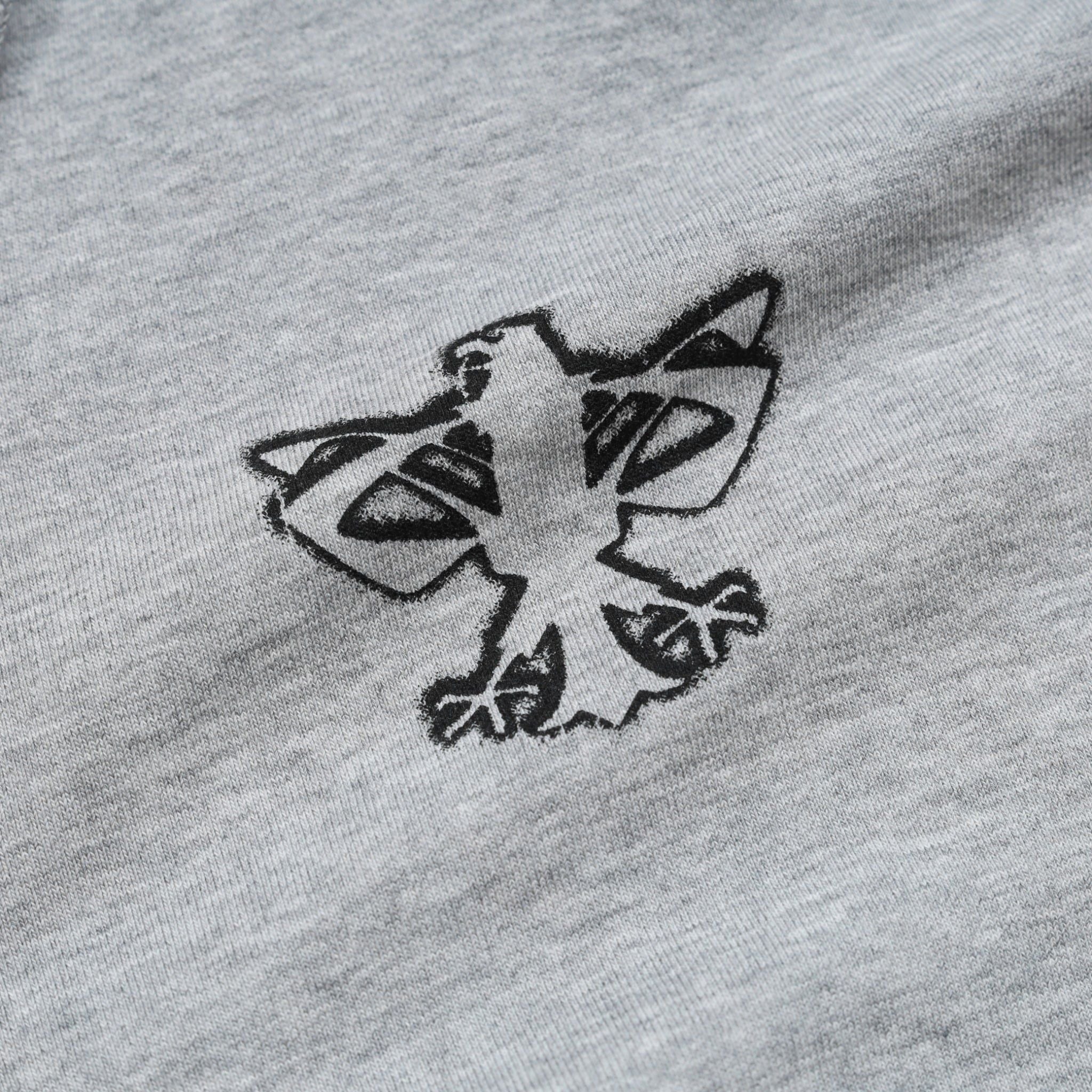  SWE CROSS ZIP HOODIE - GRAY 