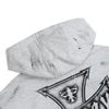  SWE CROSS ZIP HOODIE - GRAY 