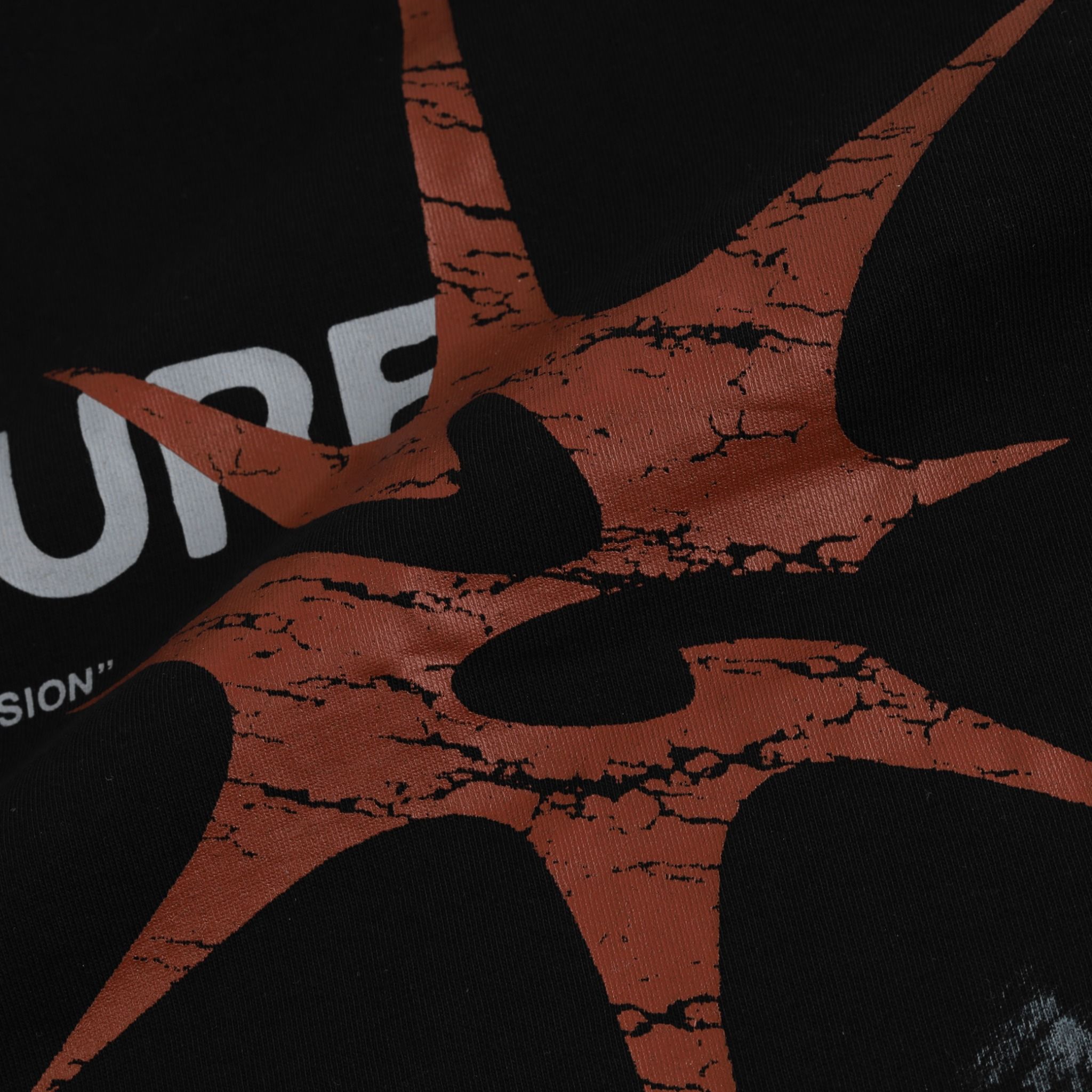  SWE SPIKE BOXY TEE - BLACK 