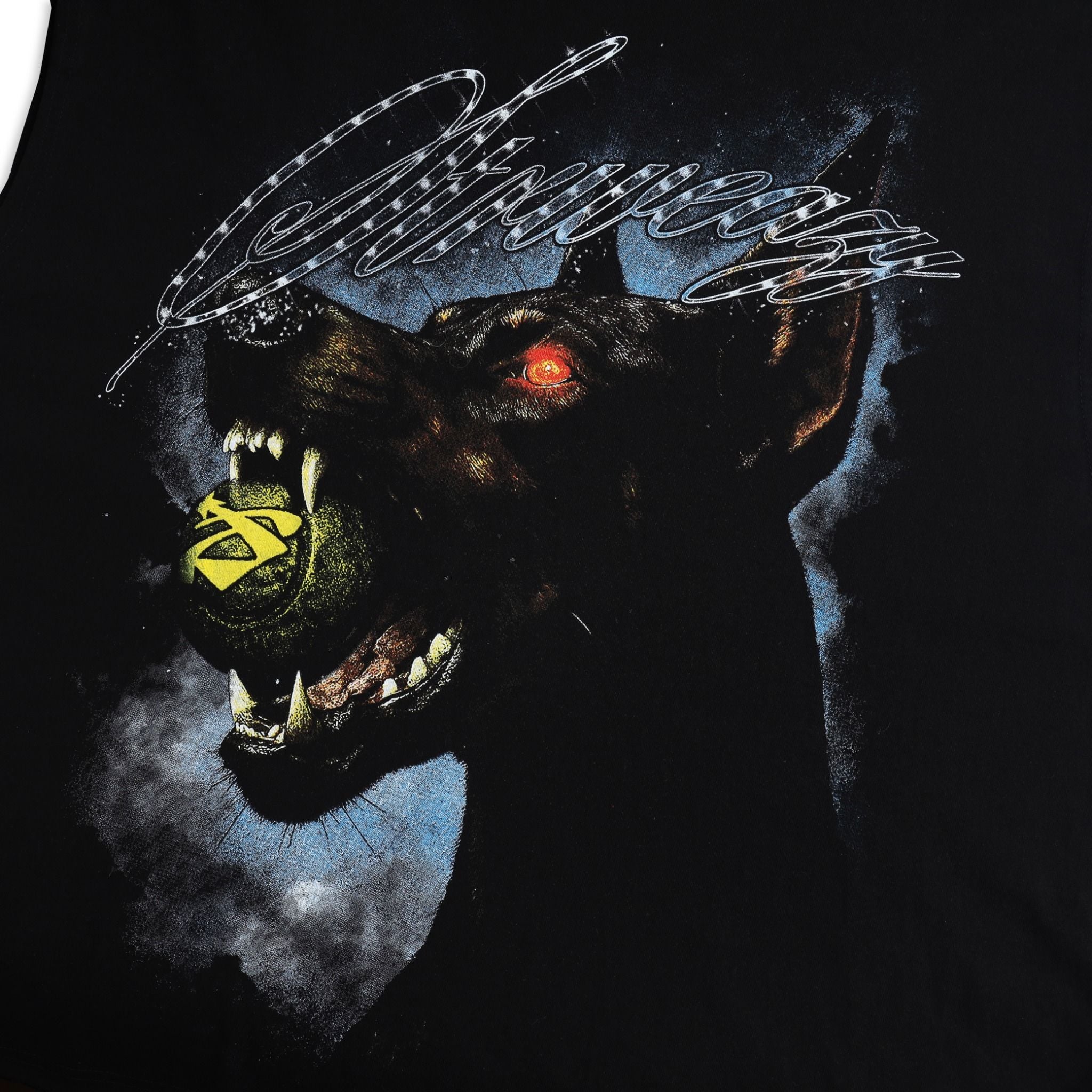  SWE DOBERMAN CUT TEE - BLACK 