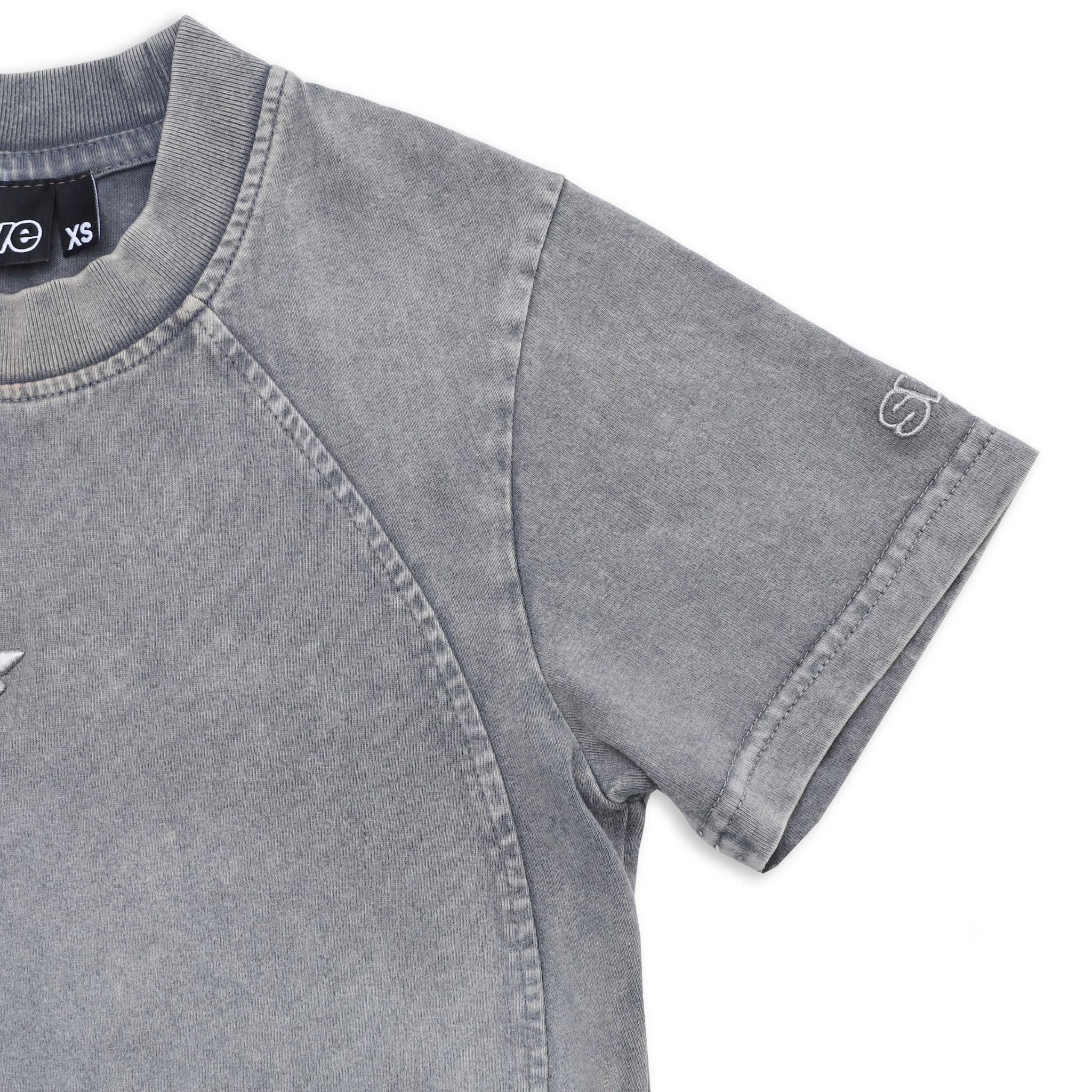  SWE HAZE WASHED BABY TEE - GRAPHITE 