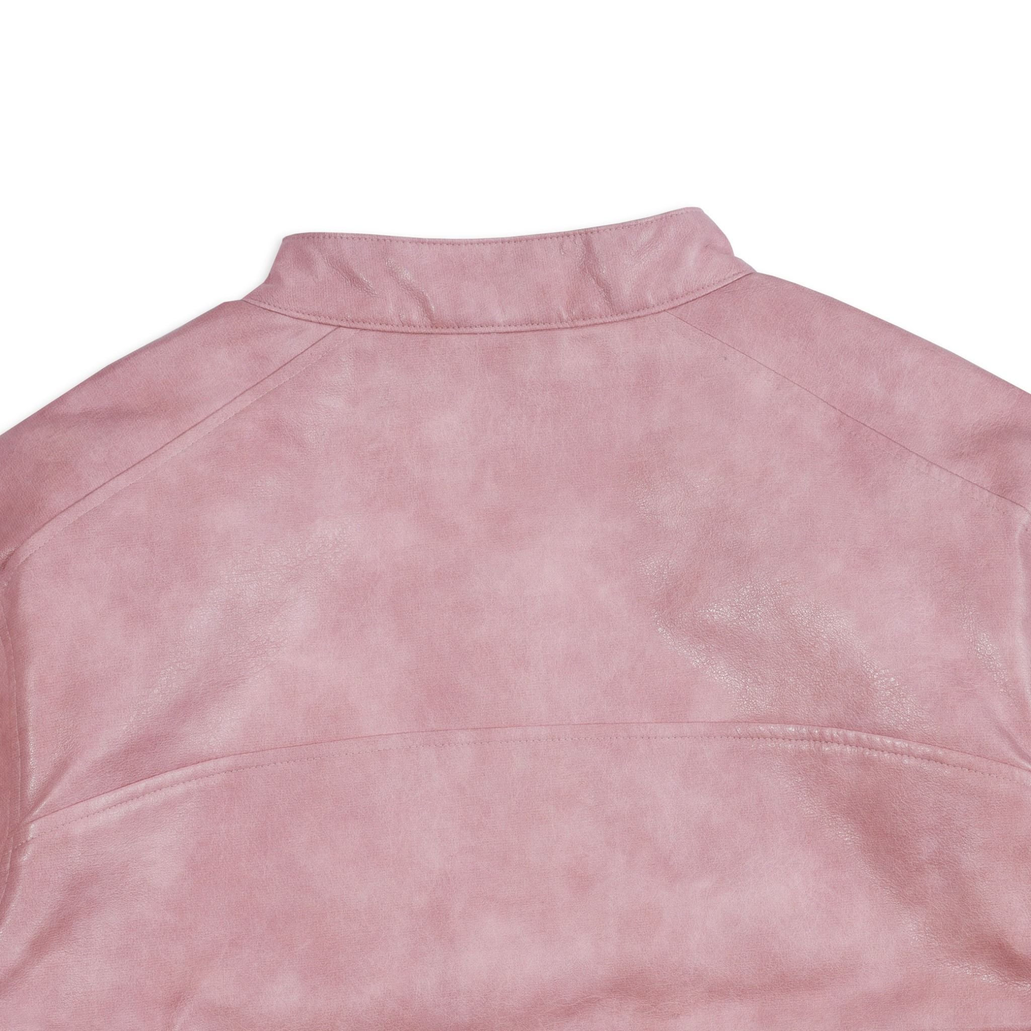  SWE BLOSSOM LEATHER JACKET - PINK 