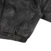  SWE STONEWASHED LEATHER JACKET - BLACK 