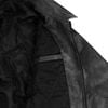  SWE STONEWASHED LEATHER JACKET - BLACK 