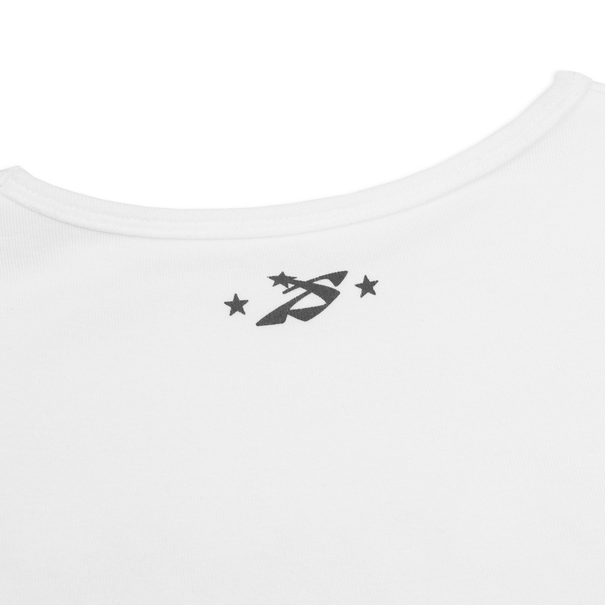  SWE MELTED EDGE CROPTOP - WHITE 