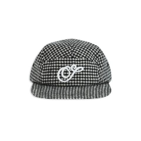  SWE HOUNDSTOOTH 5-PANEL CAP - BLACK 
