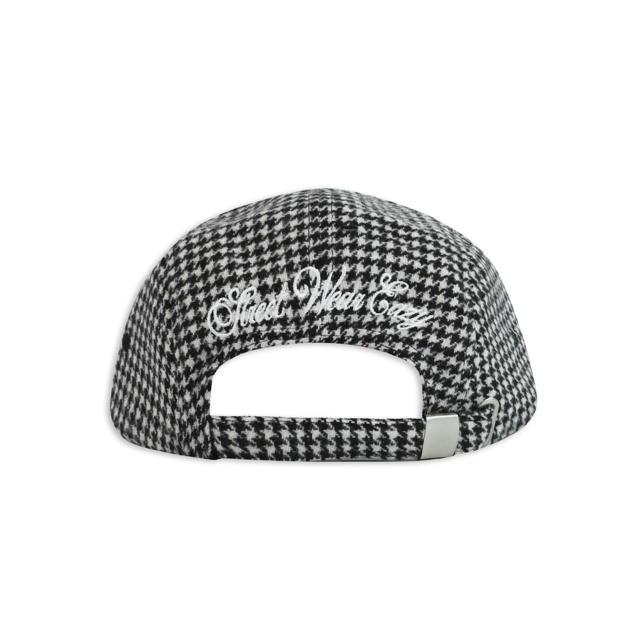  SWE HOUNDSTOOTH 5-PANEL CAP - BLACK 