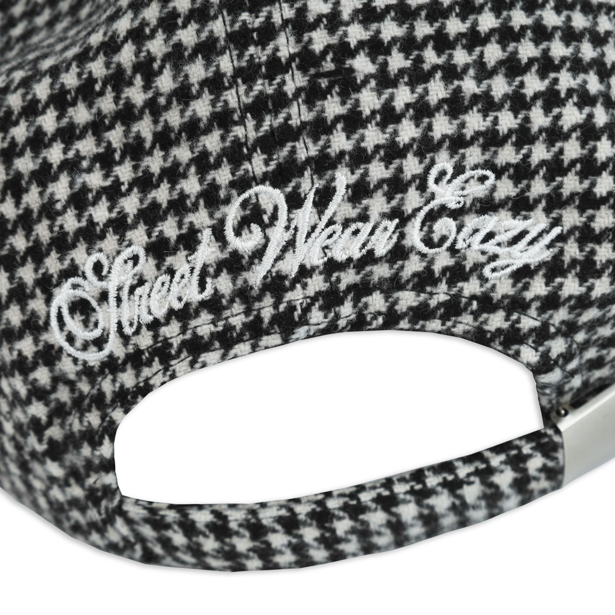  SWE HOUNDSTOOTH 5-PANEL CAP - BLACK 