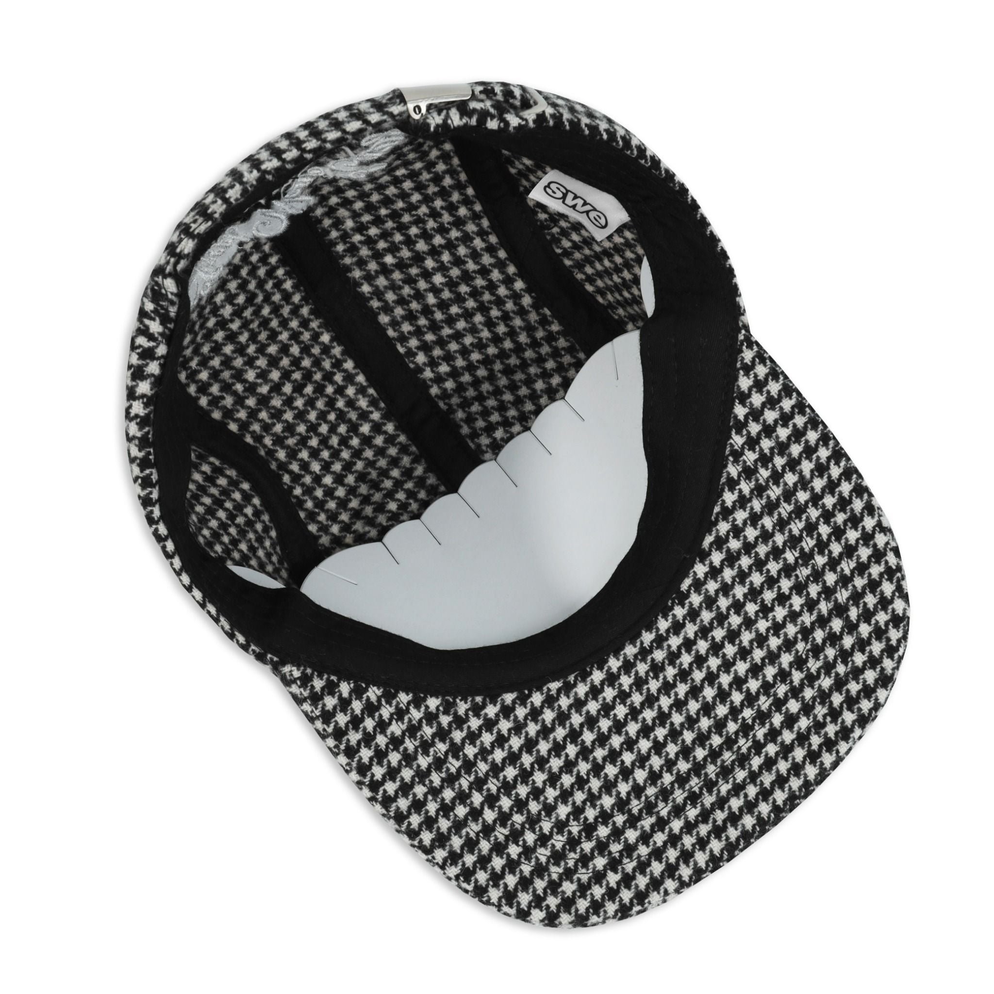  SWE HOUNDSTOOTH 5-PANEL CAP - BLACK 