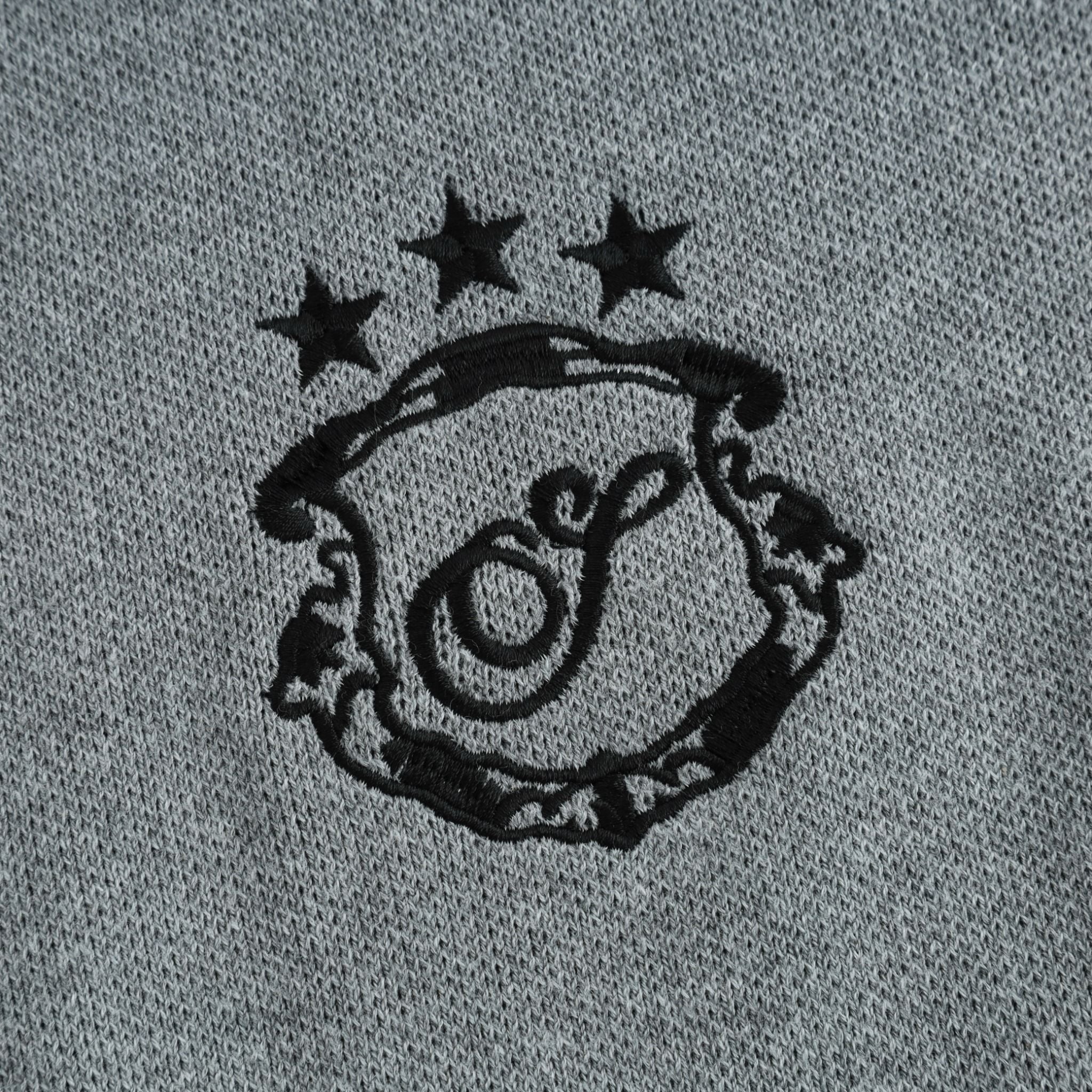  SWE KNIT POLO - GRAY 