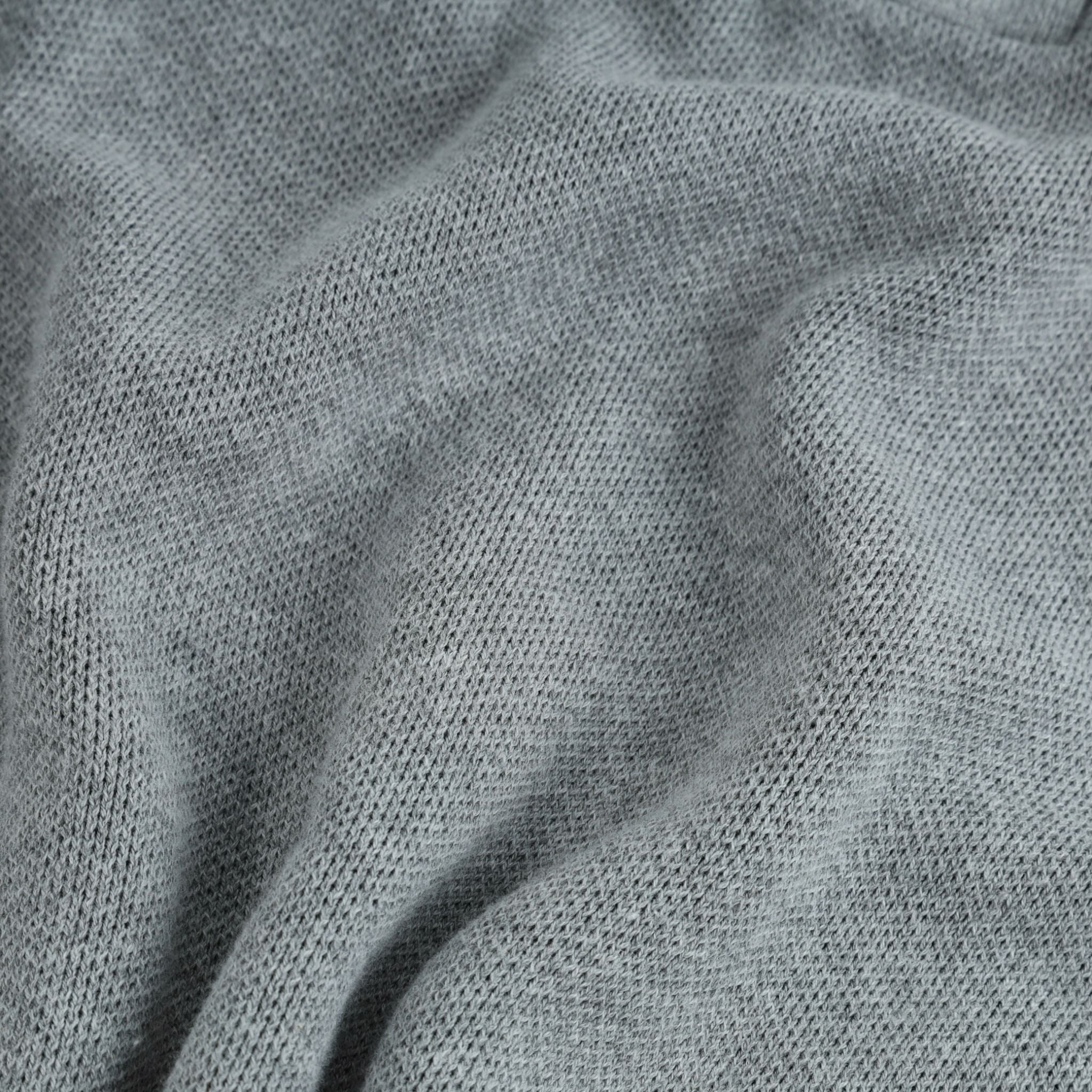  SWE KNIT POLO - GRAY 