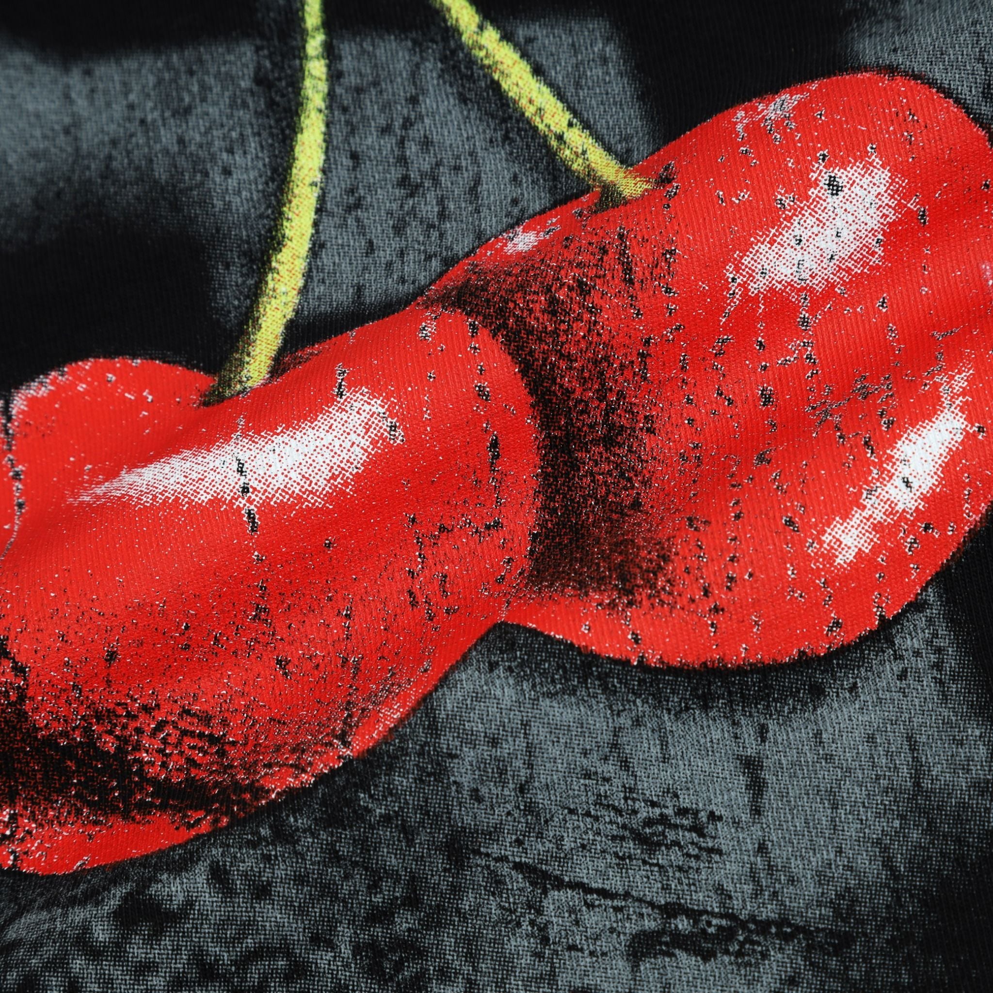  SWE CHERRY BOXY TEE - BLACK 