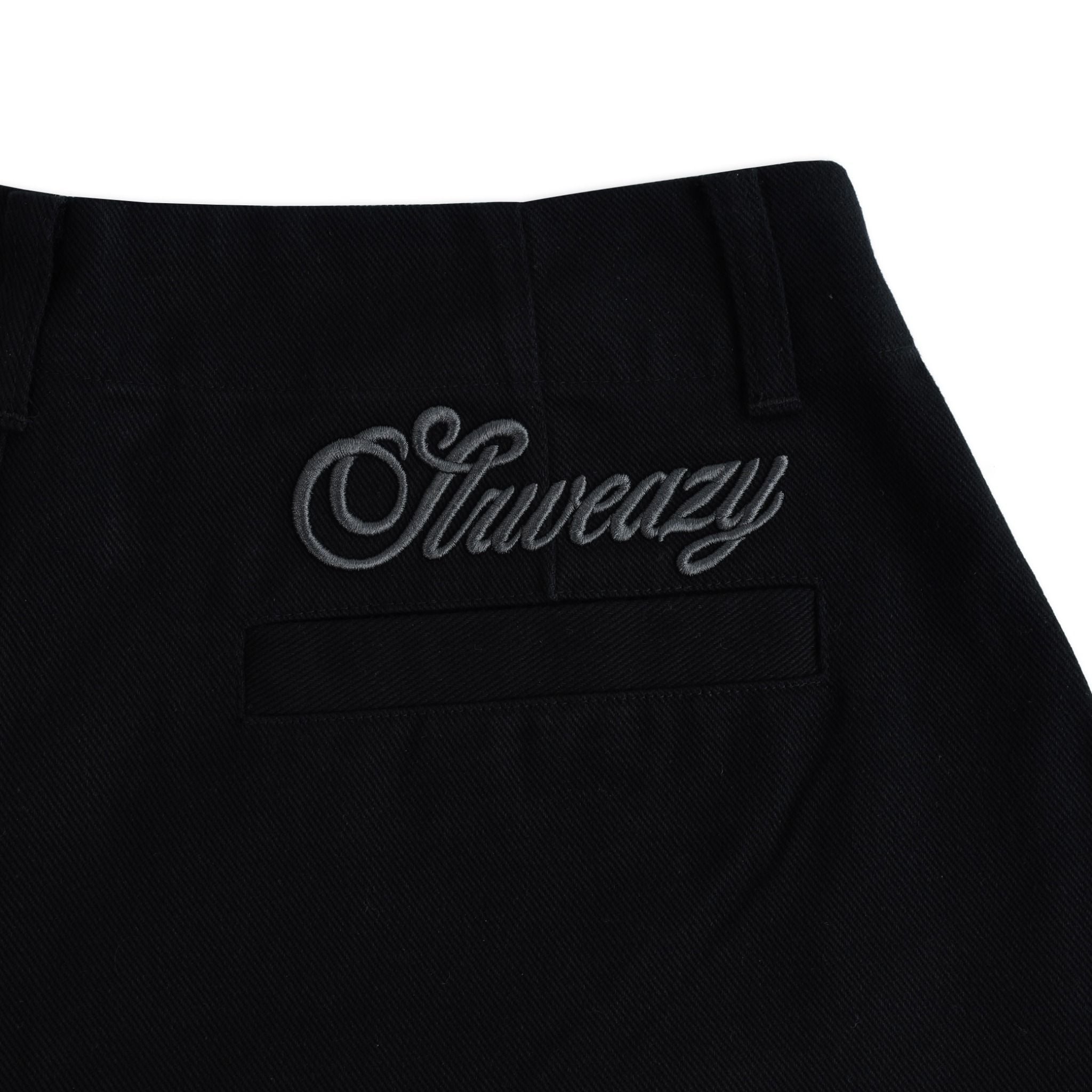  SWE PLEATED WIDE SHORTS - BLACK 
