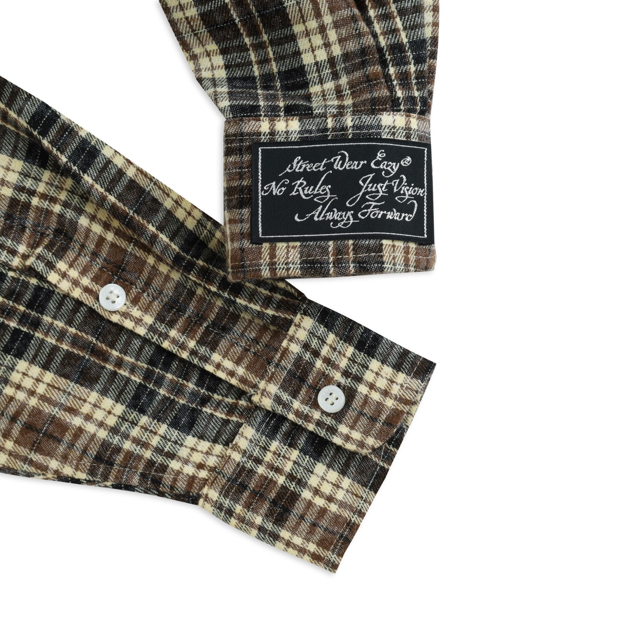  SWE WESTFIELD PLAID SHIRT - BROWN 
