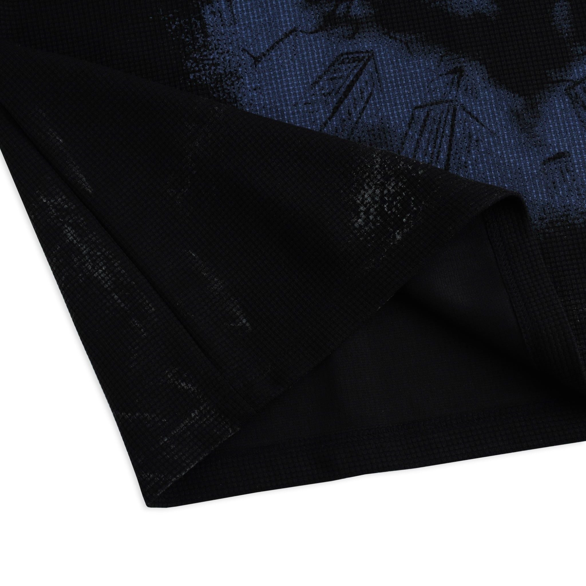  SWE ROYAL WAFFLE L/S TEE - BLACK 