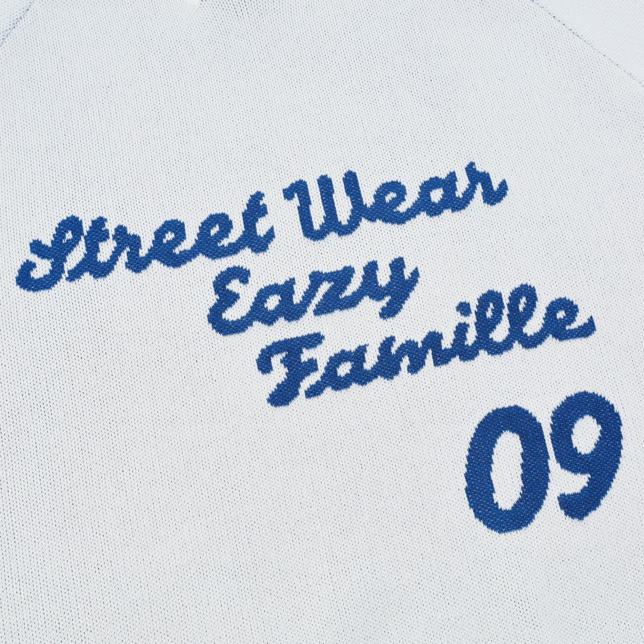  SWE FAM KNIT BOXY TEE - MISTRAL 