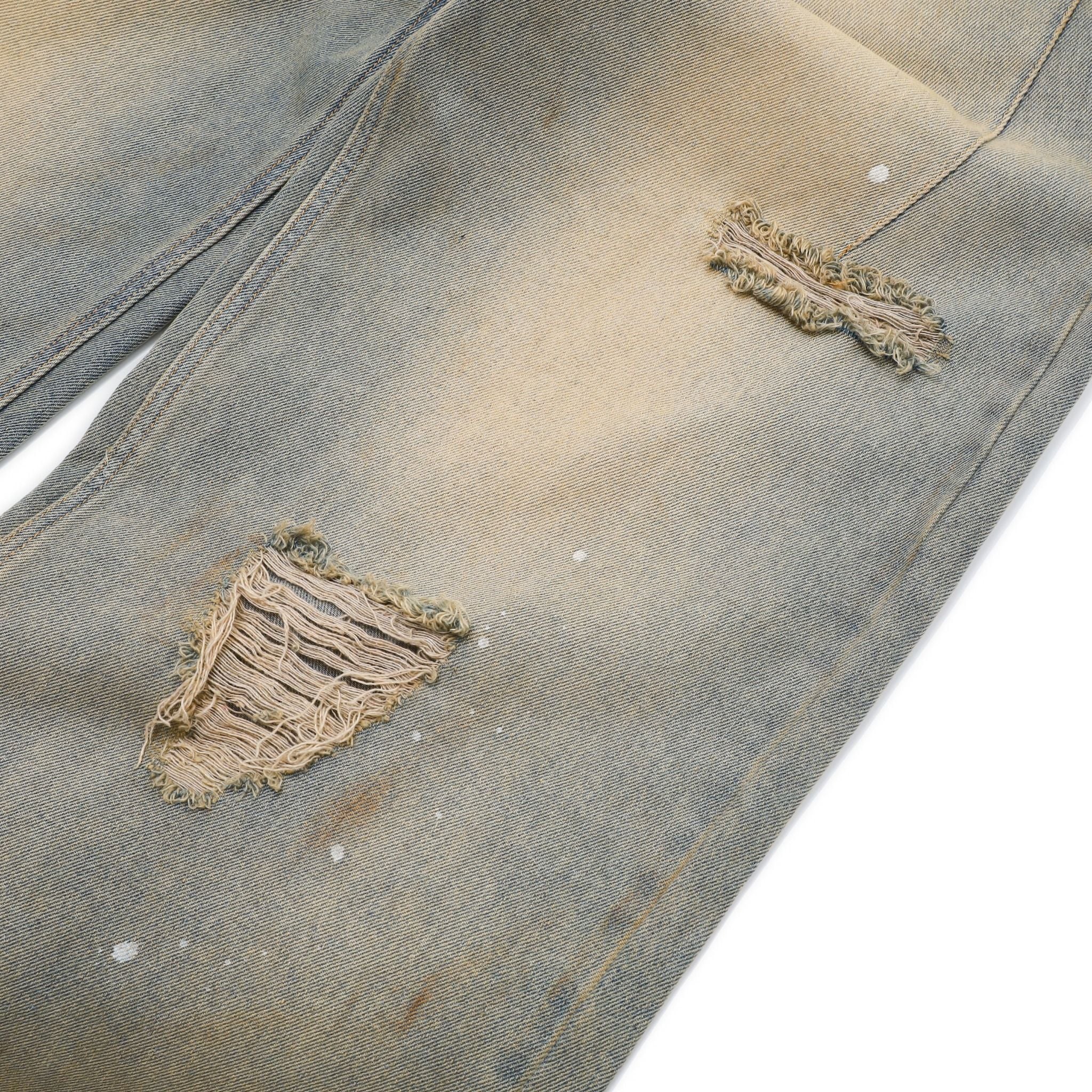  SWE DUNE DESTROYED JEANS - BLUE 