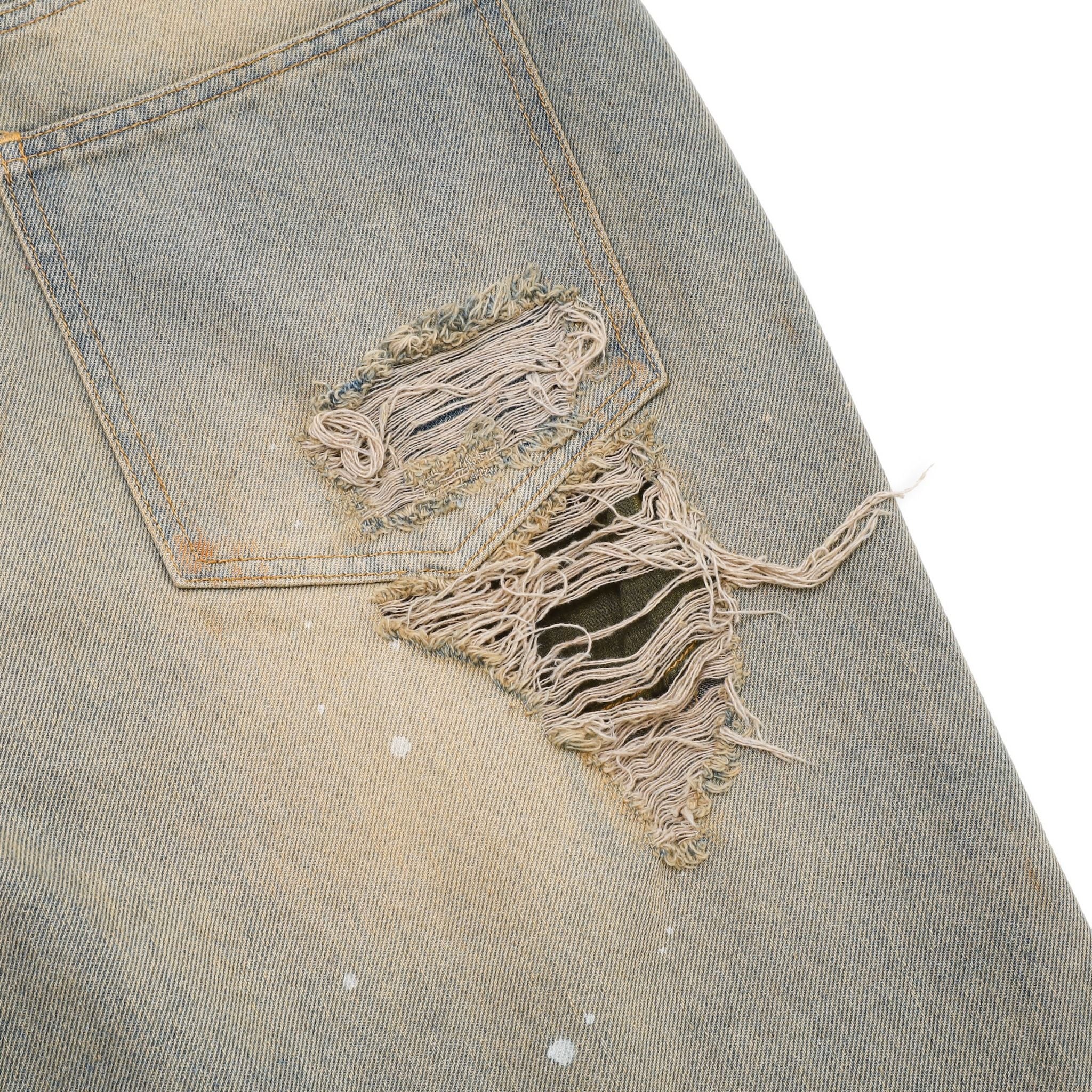  SWE DUNE DESTROYED JEANS - BLUE 