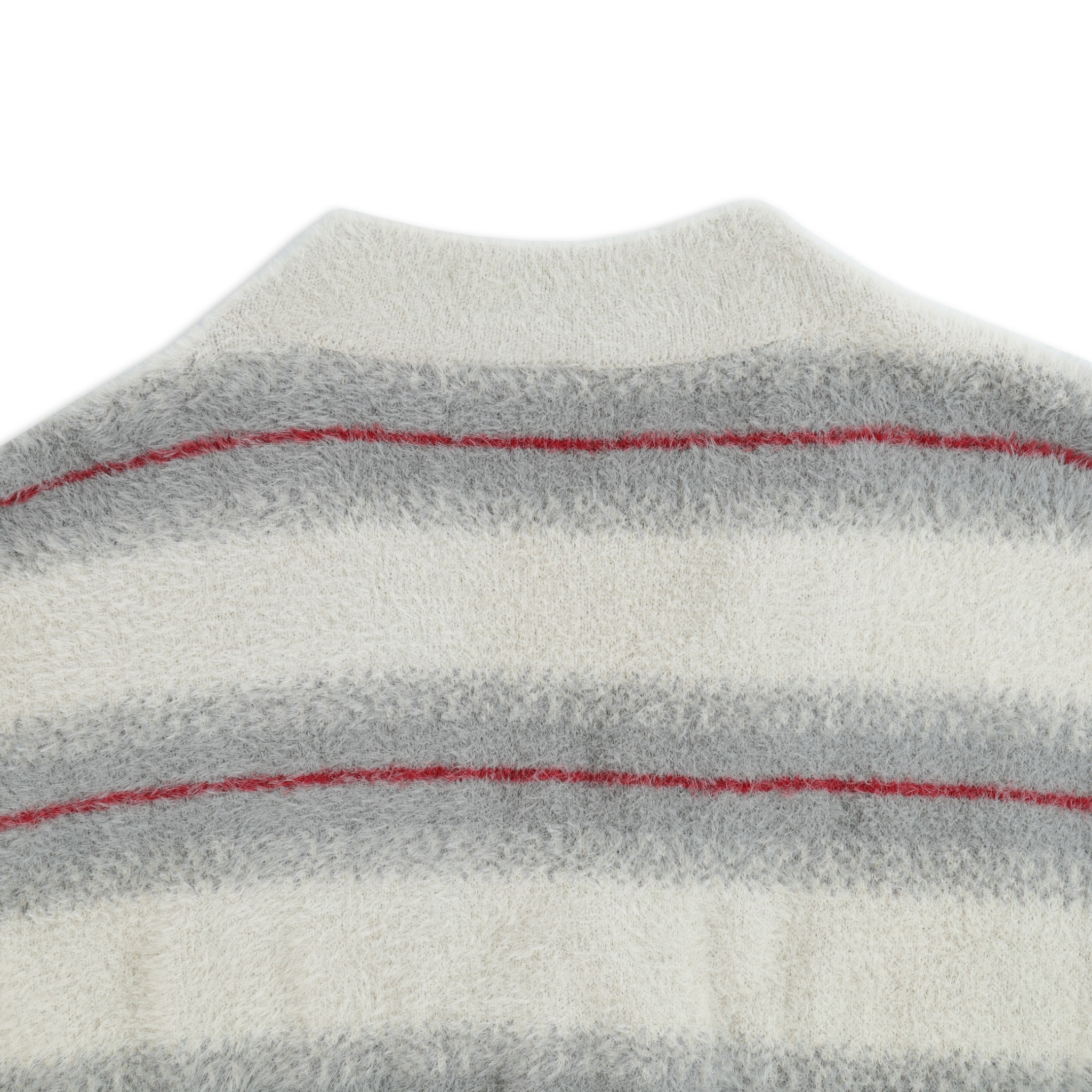 SWE MOHAIR CARDIGAN - GRAY