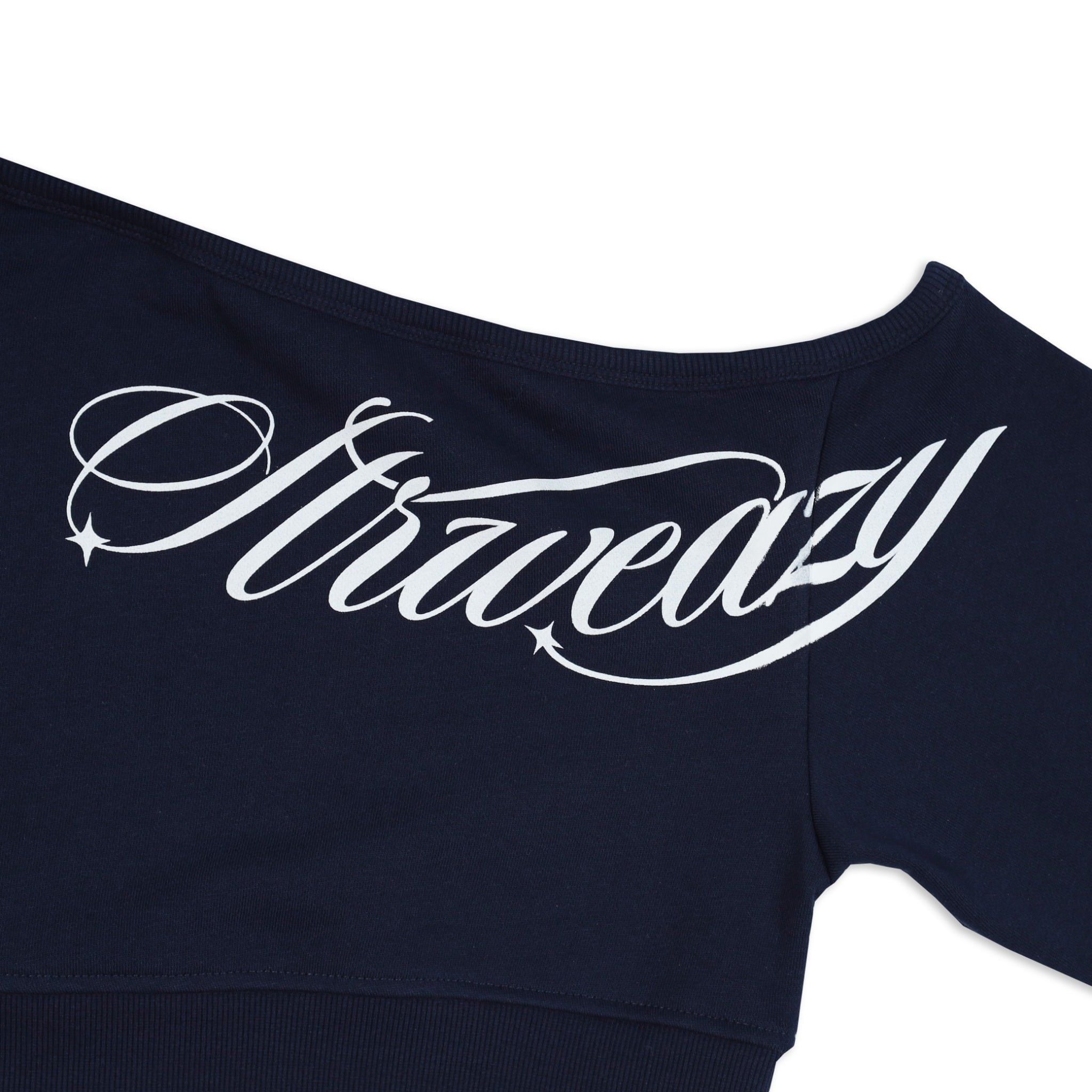  SWE EAZY OFF-SHOULDER CROP - NAVY 