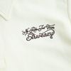  SWE SCRIPT CROP POLO - IVORY 