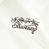  SWE SCRIPT CROP POLO - IVORY 