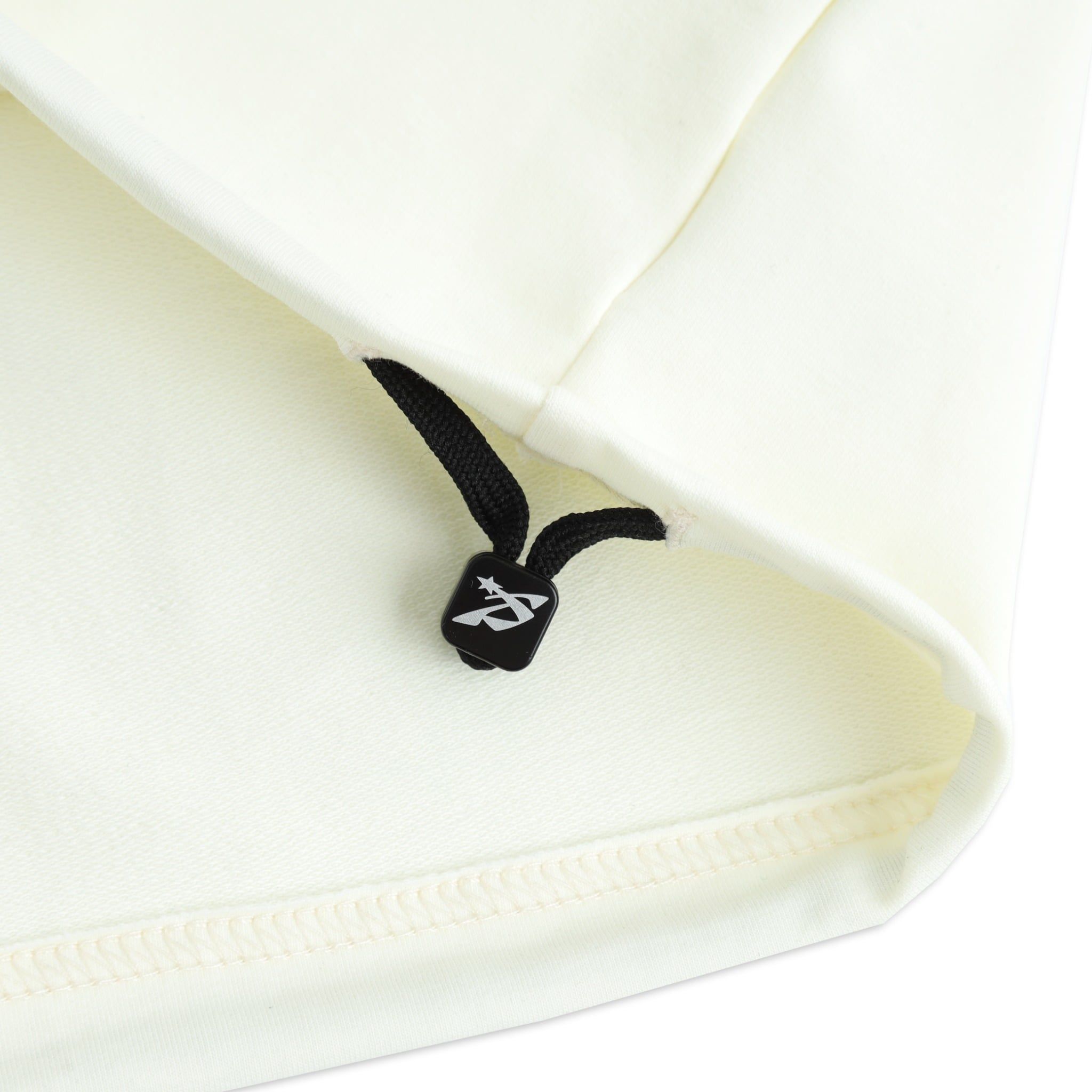  SWE SCRIPT CROP POLO - IVORY 