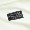  SWE SCRIPT CROP POLO - IVORY 