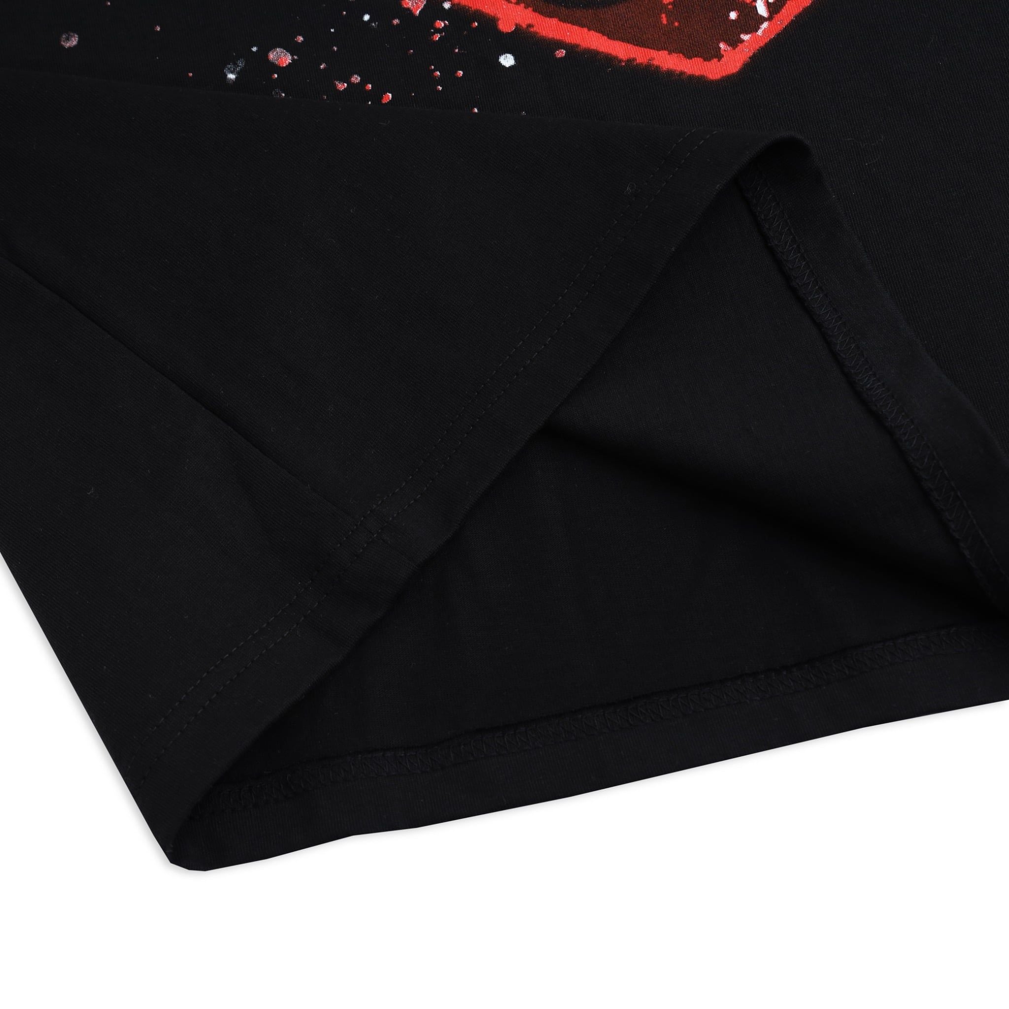  SWE CANDY ROSES BOXY TEE - BLACK 