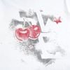  SWE CHERRY BOXY TEE - WHITE 