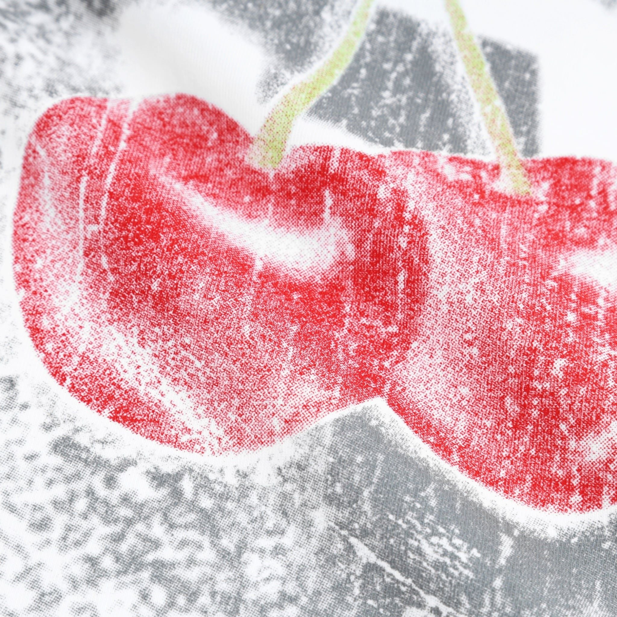  SWE CHERRY BOXY TEE - WHITE 