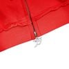  SWE 2 WAY ZIP HOODIE - WASHED RED 
