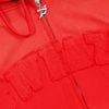  SWE 2 WAY ZIP HOODIE - WASHED RED 